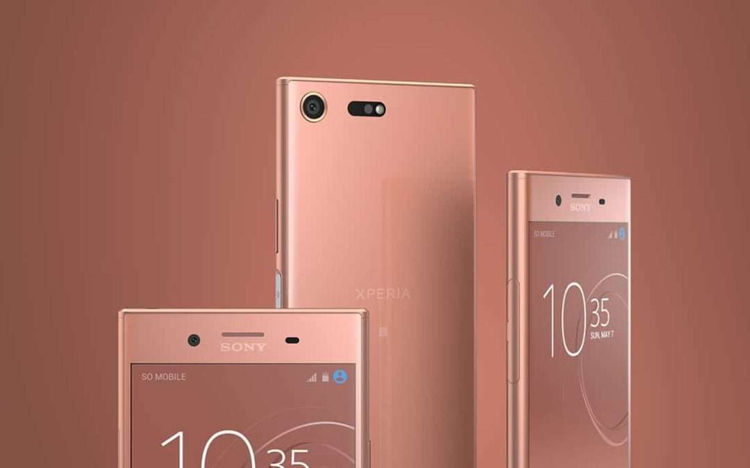 Sony Xperia XZ Premium revealed a new bronze pink color and its cute