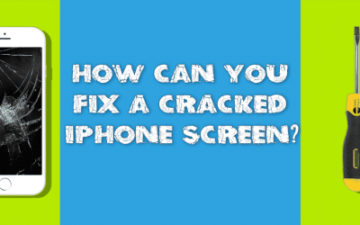 How can you fix a cracked iPhone screen?