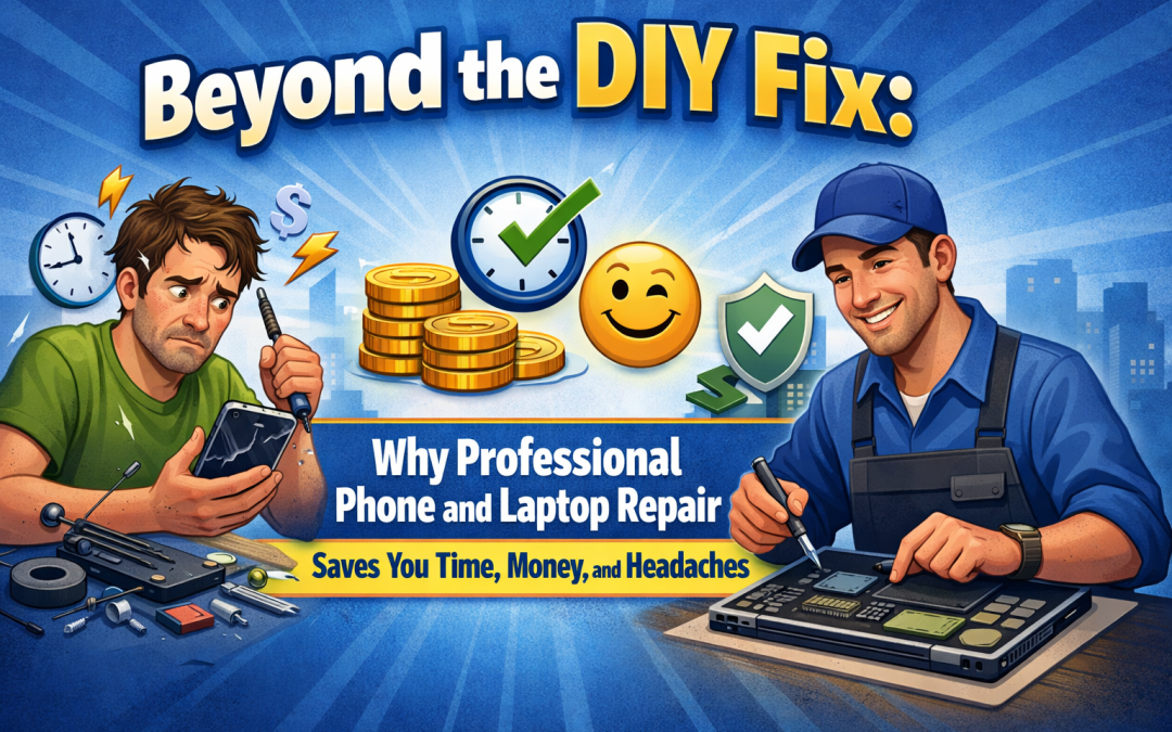 Beyond the DIY Fix: Why Professional Phone and Laptop Repair Saves You Time, Money, and Headaches